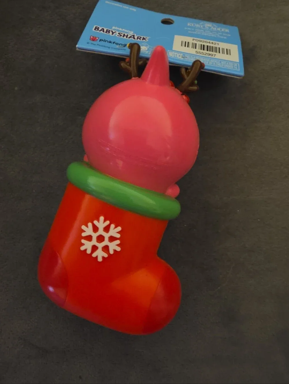 NWT Mama Shark & Daddy Shark In Stockings Christmas Tree Ornaments Kurt S. Adler